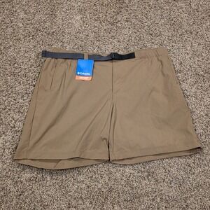 New Columbia Shorts Men's 40 Brown Landroamer Ripstop 7" Inseam NWT